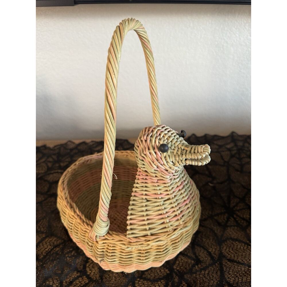 Duck Woven Wicker Basket